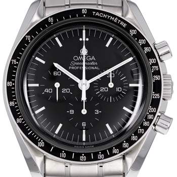 Montre d'occasion OMEGA Speedmaster Moonwatch Apollo XI homme mécanique bracelet acier