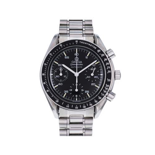 Montre d'occasion OMEGA Speedmaster Reduced Moonwatch homme automatique bracelet acier