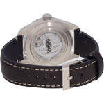 Montre d'occasion TUDOR Black Bay Fifty-Eight Argent homme mouvement automatique certifié (cosc) bracelet cuir d'origine - vue 3