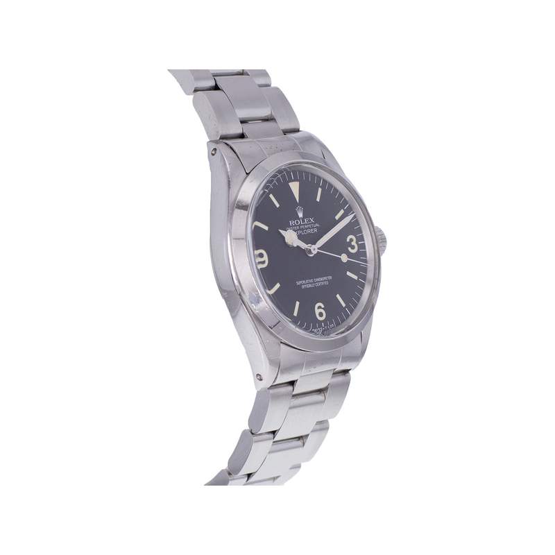 Montre d'occasion ROLEX Explorer Vintage homme mouvement automatique certifié (cosc) bracelet acier - vue 2