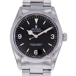 Montre d'occasion ROLEX Explorer Vintage homme mouvement automatique certifié (cosc) bracelet acier - vue D1