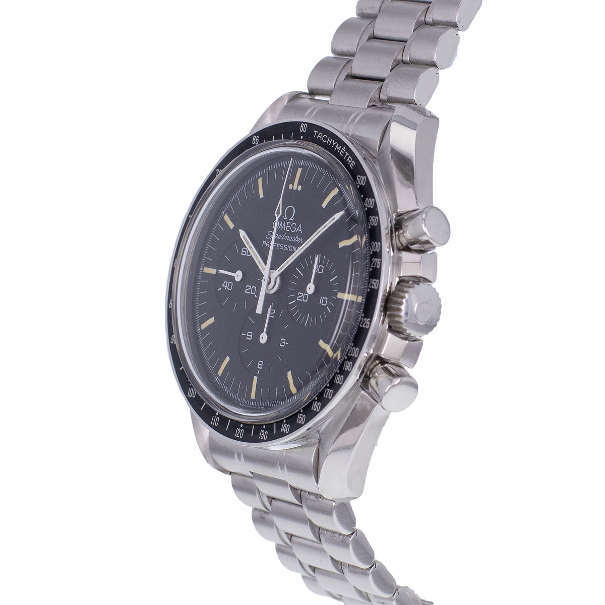Montre d'occasion OMEGA Speedmaster Moonwatch homme mécanique bracelet acier - vue D2