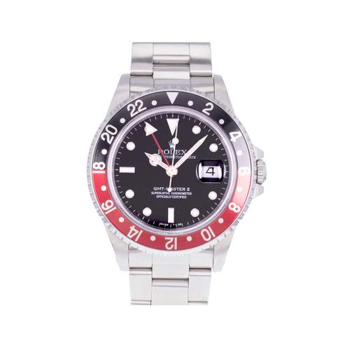 Pre-owned ROLEX GMT-Master II men's watch, certified automatic movement (COSC), steel bracelet