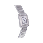 Montre d'occasion CARTIER Tank Française 28mm homme automatique bracelet acier - vue 2