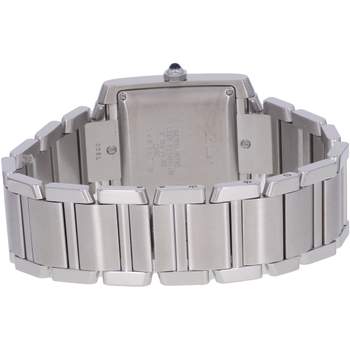 Montre d'occasion CARTIER Tank Française 28mm homme automatique bracelet acier