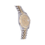 Montre d'occasion ROLEX DateJust 36 homme mouvement automatique certifié (cosc) bracelet or jaune 750/000 et acier - vue 2