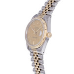 Montre d'occasion ROLEX DateJust 36 homme mouvement automatique certifié (cosc) bracelet or jaune 750/000 et acier - vue D2