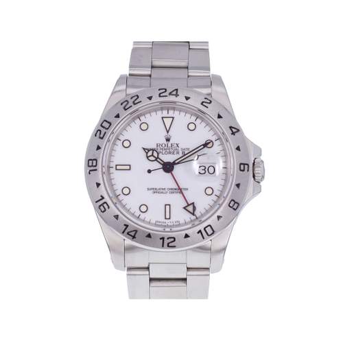 Montre d'occasion ROLEX Explorer II Chicchi Di Mais homme mouvement automatique certifié (cosc) bracelet acier