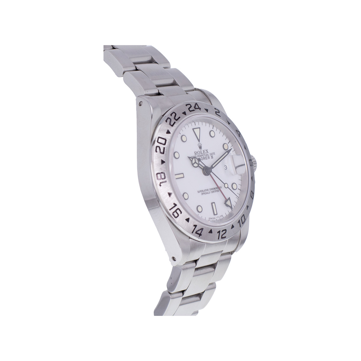 Montre d'occasion ROLEX Explorer II Chicchi Di Mais homme mouvement automatique certifié (cosc) bracelet acier - vue 2