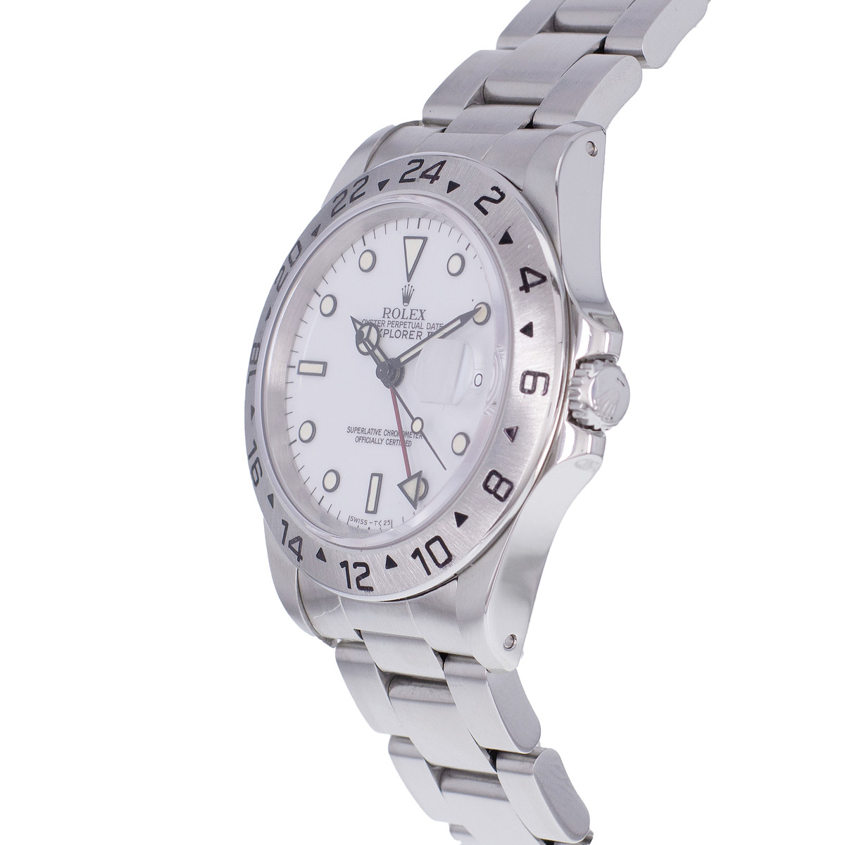 Montre d'occasion ROLEX Explorer II Chicchi Di Mais homme mouvement automatique certifié (cosc) bracelet acier - vue D2