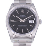 Montre d'occasion ROLEX Oyster Perpetual Date homme mouvement automatique certifié (cosc) bracelet acier - vue D1