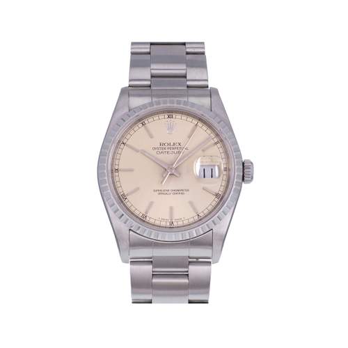 Montre d'occasion ROLEX DateJust 36 homme mouvement automatique certifié (cosc) bracelet acier