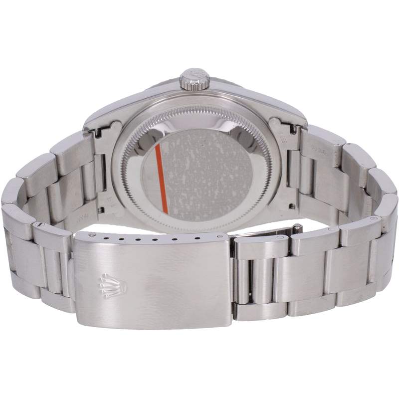 Montre d'occasion ROLEX DateJust 36 homme mouvement automatique certifié (cosc) bracelet acier - vue 3