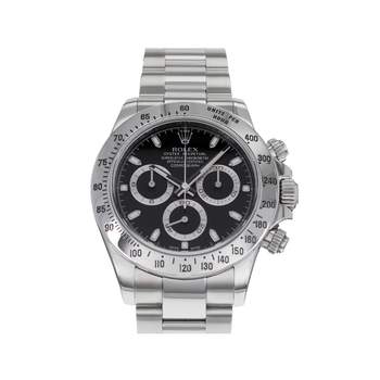 Montre d'occasion ROLEX Cosmograph Daytona homme mouvement automatique certifié (cosc) bracelet acier