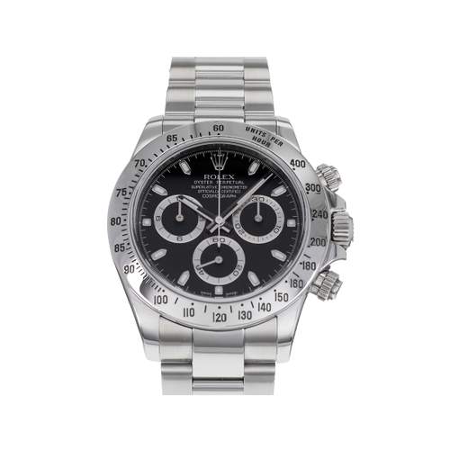 Montre d'occasion ROLEX Cosmograph Daytona homme mouvement automatique certifié (cosc) bracelet acier