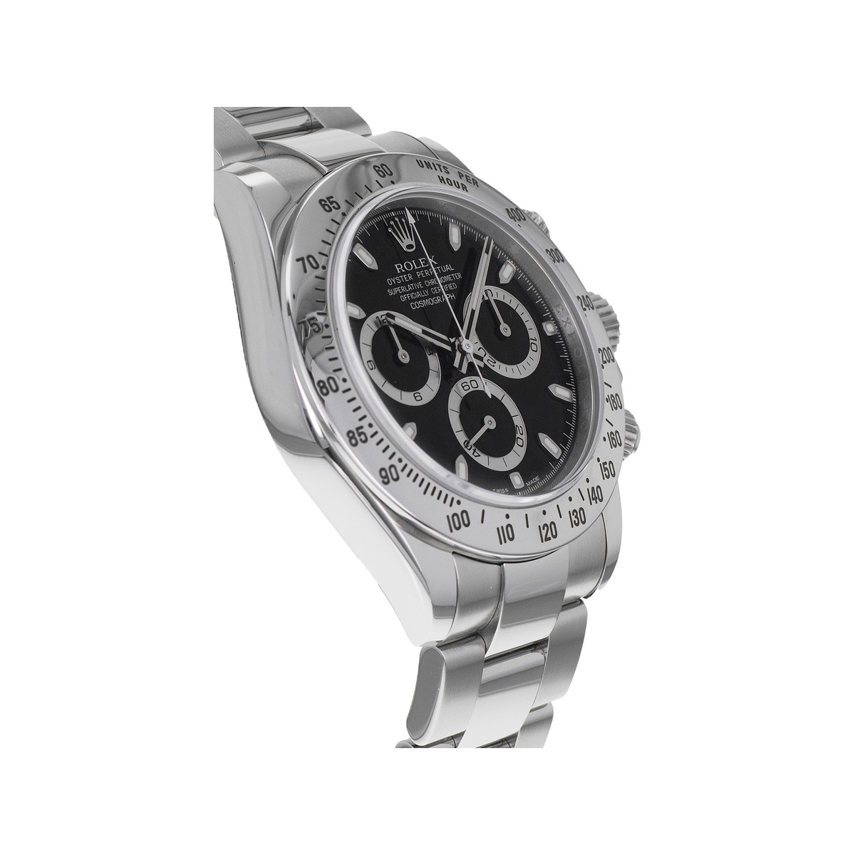 Montre d'occasion ROLEX Cosmograph Daytona homme mouvement automatique certifié (cosc) bracelet acier - vue 2