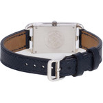 Montre d'occasion HERMES Nantucket Argent femme quartz bracelet cuir d'origine - vue 3