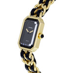 Montre d'occasion CHANEL Première M femme quartz bracelet plaqué or - vue D2