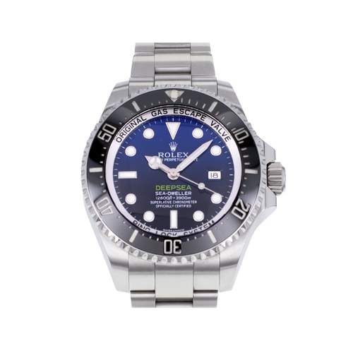 Montre d'occasion ROLEX Sea-Dweller DeepSea D-Blue homme mouvement automatique certifié (cosc) bracelet acier