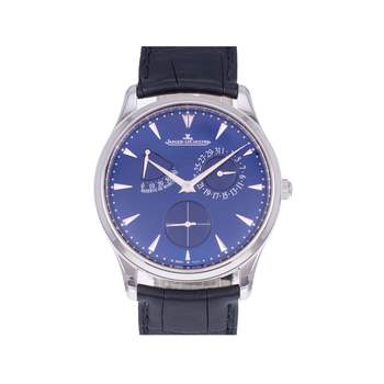 Montre d'occasion JAEGER LECOULTRE Master Ultra-Thin homme automatique bracelet cuir d'origine