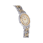 Montre d'occasion HERMES Clipper femme quartz bracelet acier et plaqué or - vue 2