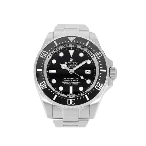 Pre-owned ROLEX Sea-Dweller DeepSea men's watch with certified automatic movement (COSC) and steel bracelet