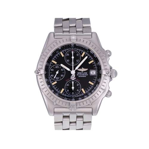 Montre d'occasion BREITLING Chronomat Blackbird homme automatique bracelet acier