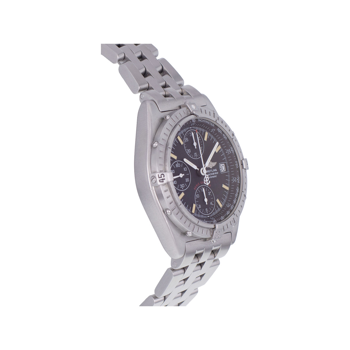 Montre d'occasion BREITLING Chronomat Blackbird homme automatique bracelet acier - vue 2