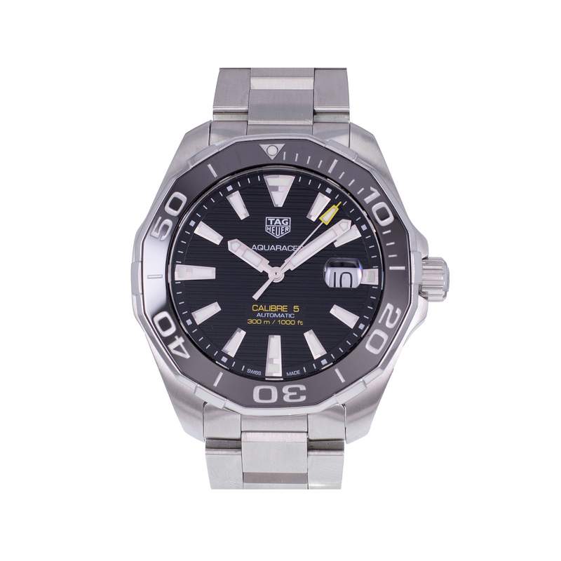 Montre d'occasion TAG HEUER Aquaracer Calibre 5 homme automatique bracelet acier - vue 1
