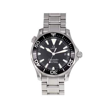 Montre d'occasion OMEGA Seamaster 'Peter Blake' Medium homme quartz bracelet acier