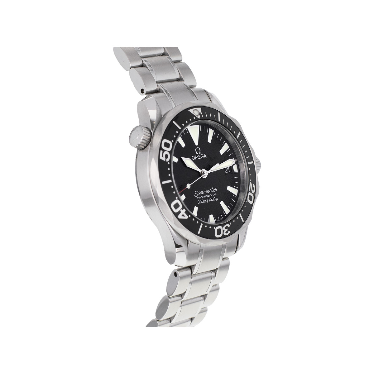 Montre d'occasion OMEGA Seamaster 'Peter Blake' Medium homme quartz bracelet acier - vue 2