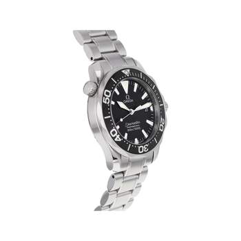 Montre d'occasion OMEGA Seamaster 'Peter Blake' Medium homme quartz bracelet acier