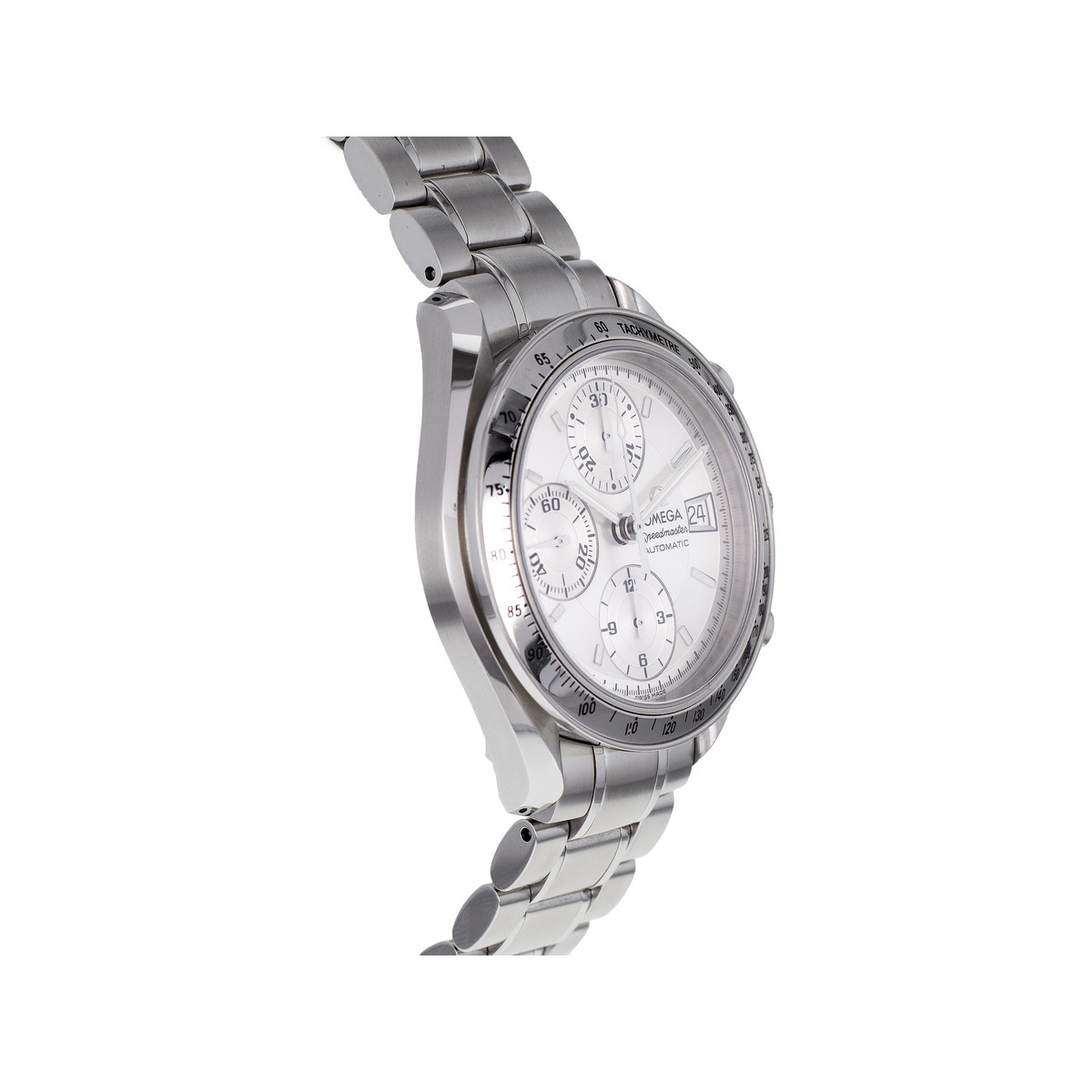 Montre d'occasion OMEGA Speedmaster Date Automatique homme automatique bracelet acier - vue 2