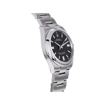 Montre d'occasion ROLEX Oyster Perpetual mixte mouvement automatique certifié (cosc) bracelet acier