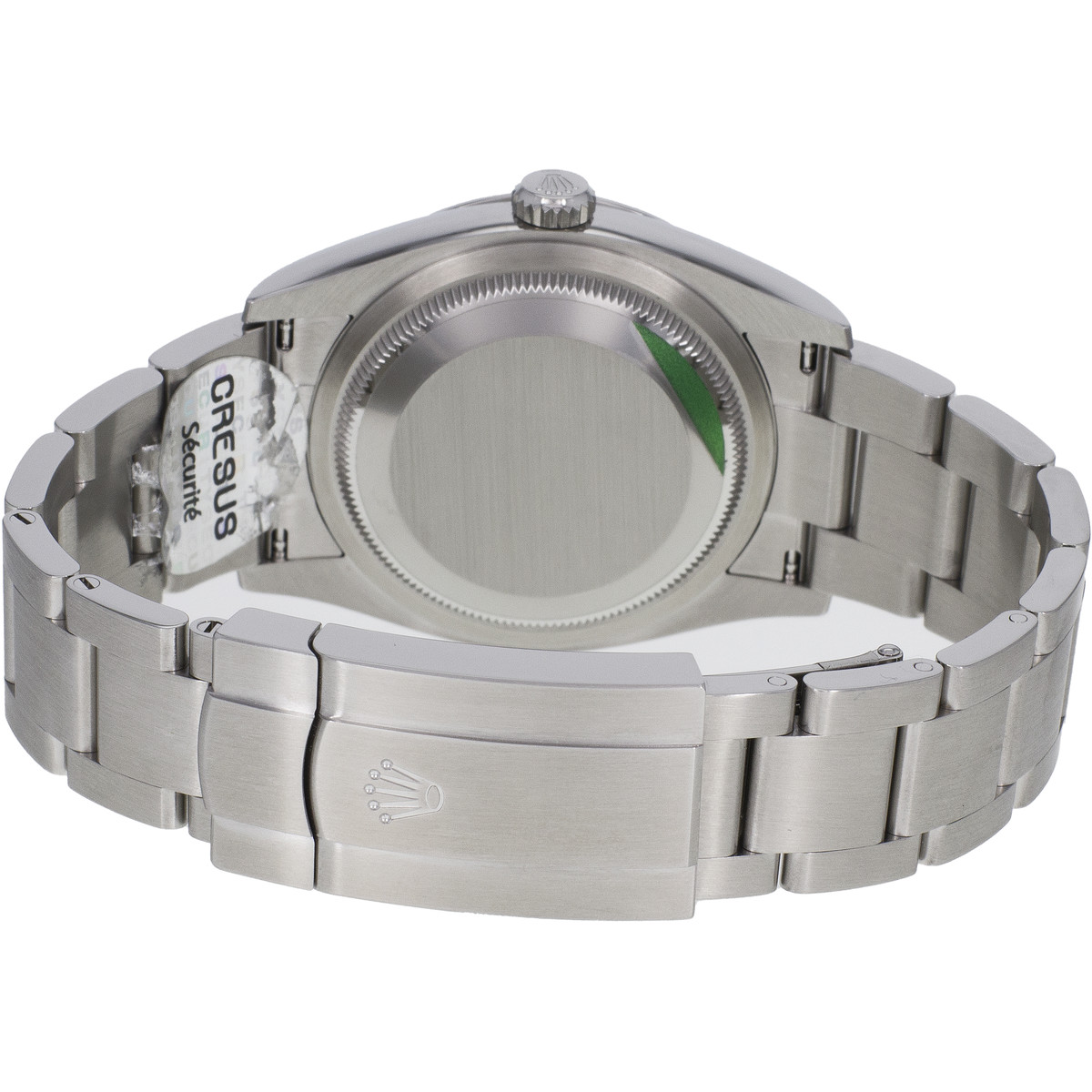 Montre d'occasion ROLEX Oyster Perpetual mixte mouvement automatique certifié (cosc) bracelet acier - vue 3
