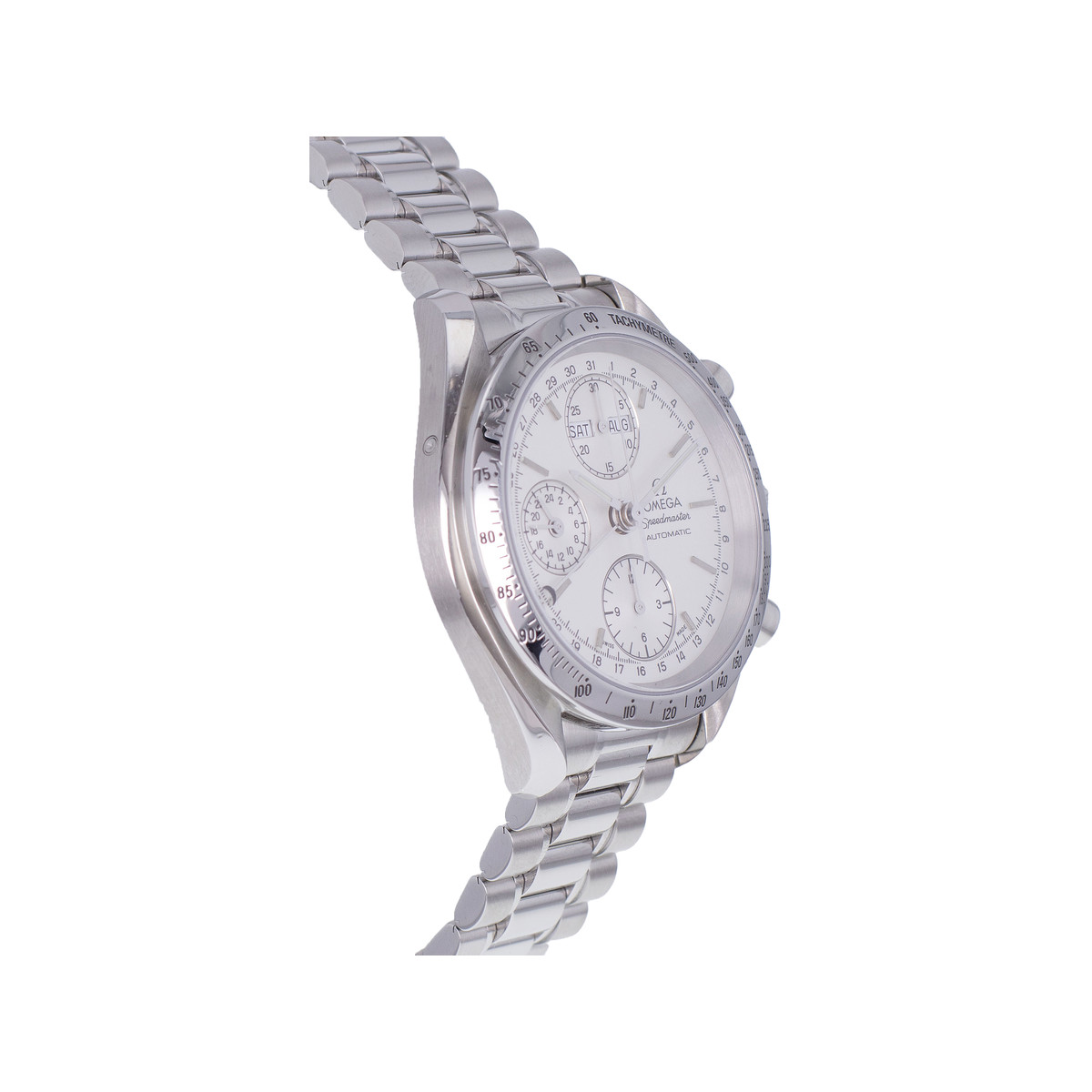 Montre d'occasion OMEGA Speedmaster Day-Date Automatique homme automatique bracelet acier - vue 2