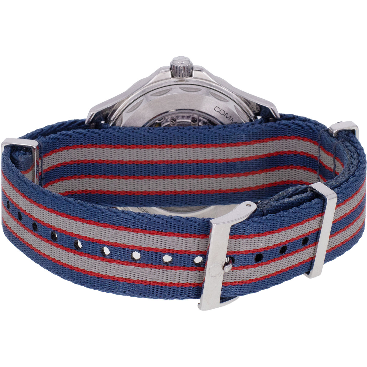 Montre d'occasion OMEGA Seamaster 300 Diver '007' Commander's Watch homme automatique bracelet nato - vue 3