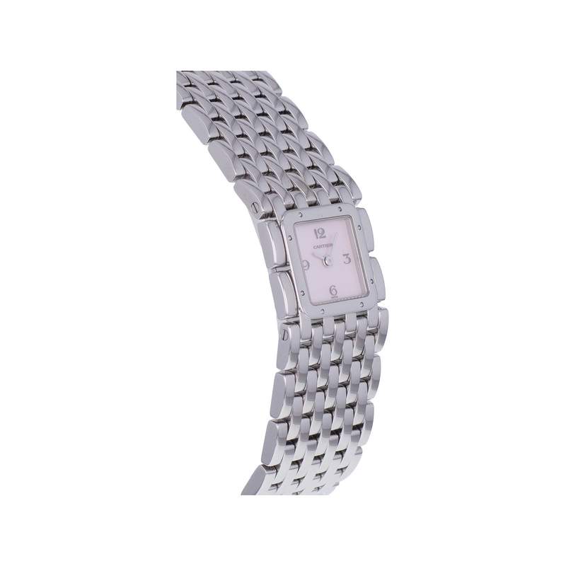 Montre d'occasion CARTIER Panthère Ruban femme quartz bracelet acier - vue 2