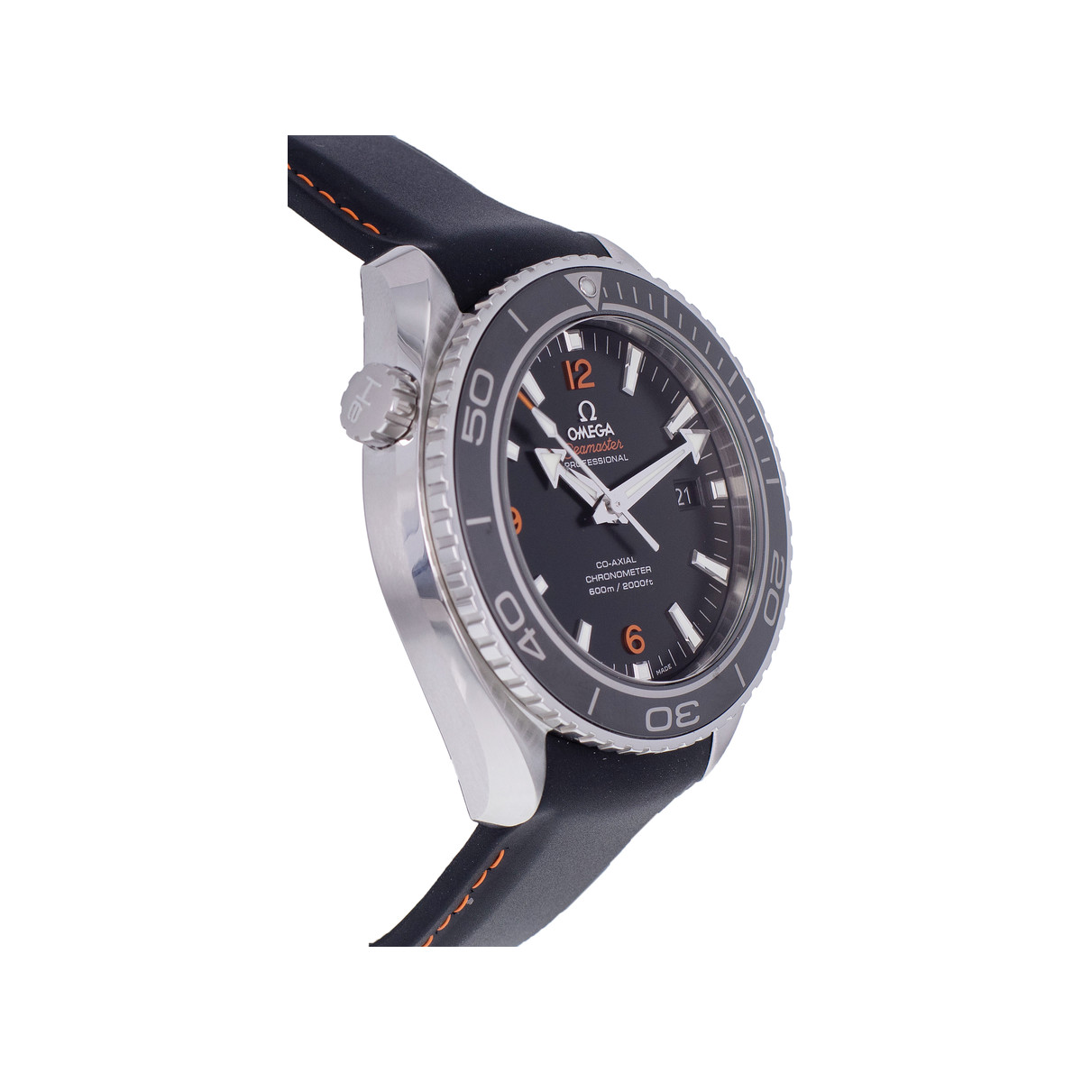 Montre d'occasion OMEGA Seamaster Planet Ocean 600m homme automatique bracelet caoutchouc - vue 2