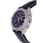 Montre d'occasion BREITLING Chronomat Blackbird homme automatique bracelet cuir cresus - vue D2