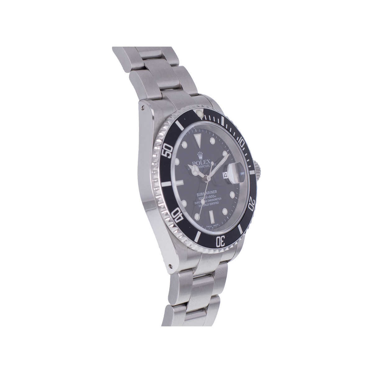 Montre d'occasion ROLEX Submariner Date homme mouvement automatique certifié (cosc) bracelet acier - vue 2