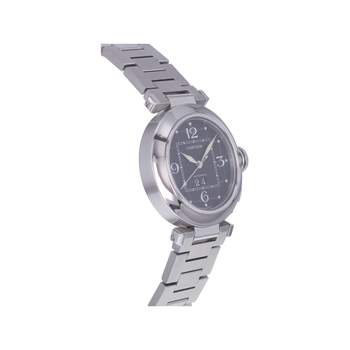 Montre d'occasion CARTIER Pasha C Grande Date mixte automatique bracelet acier