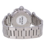 Montre d'occasion CARTIER Pasha C Grande Date mixte automatique bracelet acier - vue 3