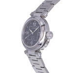 Montre d'occasion CARTIER Pasha C Grande Date mixte automatique bracelet acier - vue D2