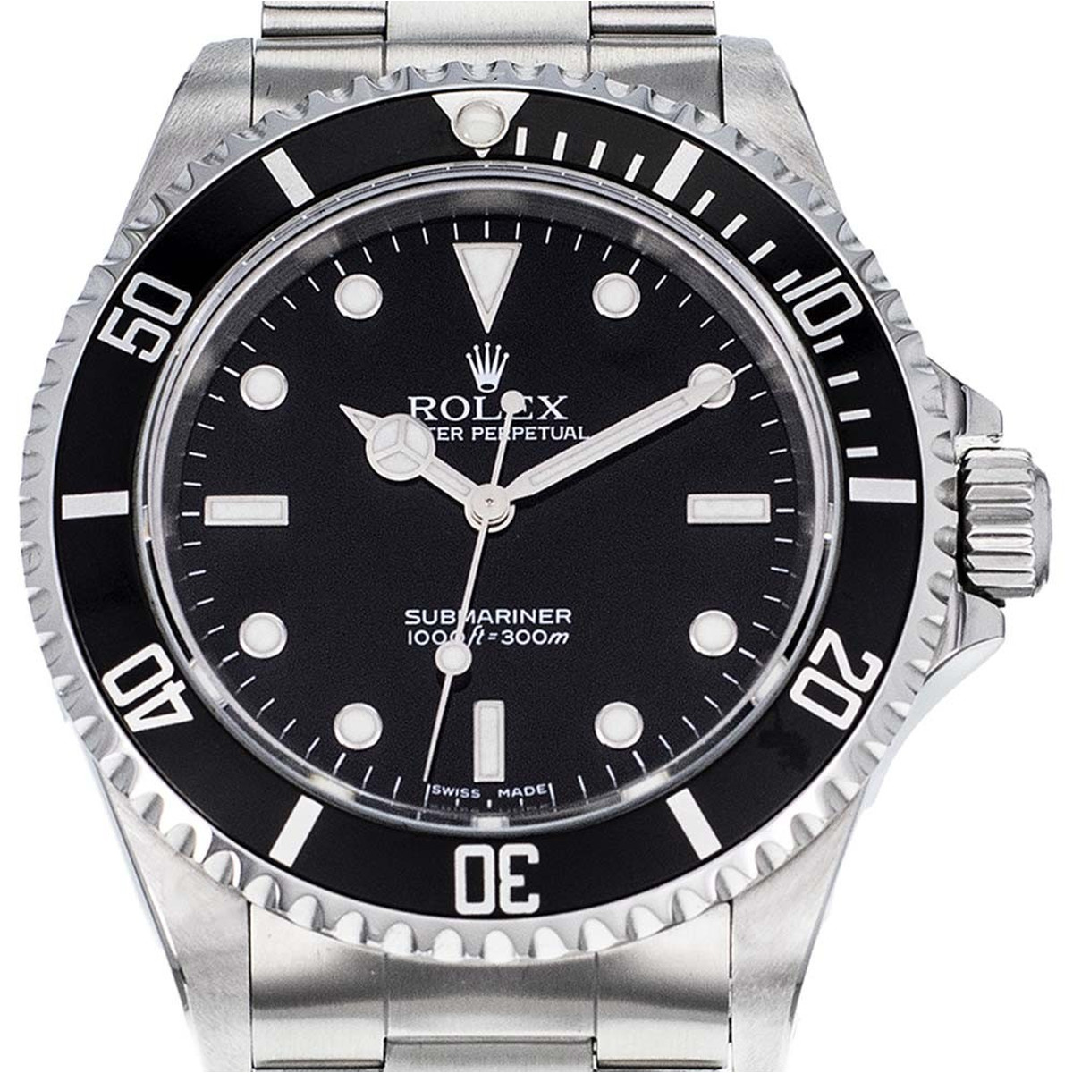 Montre d'occasion ROLEX Submariner homme automatique bracelet acier - vue D1