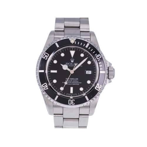 Montre d'occasion ROLEX Sea-Dweller homme mouvement automatique certifié (cosc) bracelet acier