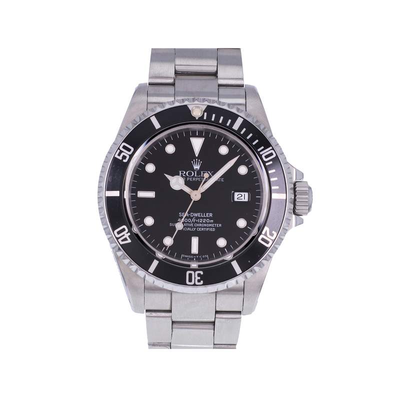 Montre d'occasion ROLEX Sea-Dweller homme mouvement automatique certifié (cosc) bracelet acier - vue 1