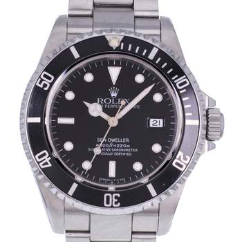 Montre d'occasion ROLEX Sea-Dweller homme mouvement automatique certifié (cosc) bracelet acier