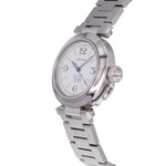 Montre d'occasion CARTIER Pasha C Grande Date femme automatique bracelet acier - vue D2