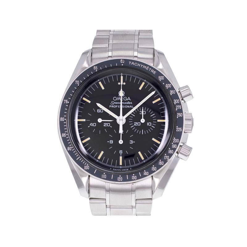 Montre d'occasion OMEGA Speedmaster Moonwatch homme mécanique bracelet acier - vue 1